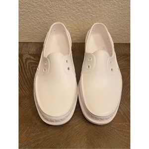 Native Shoes Classic White Slip-On Loafers size 8 womens